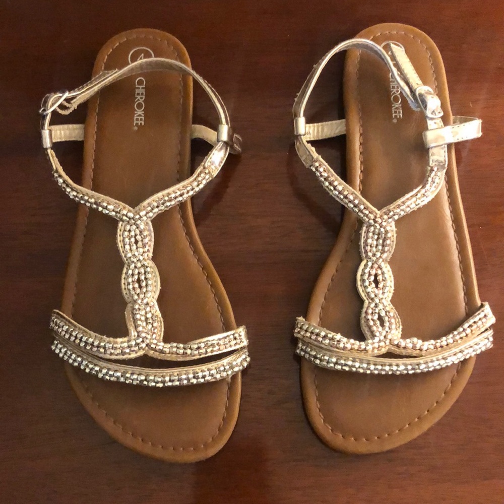 Beaded Sandals Size 5.5